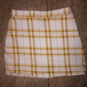 Plaid Mini Skirt